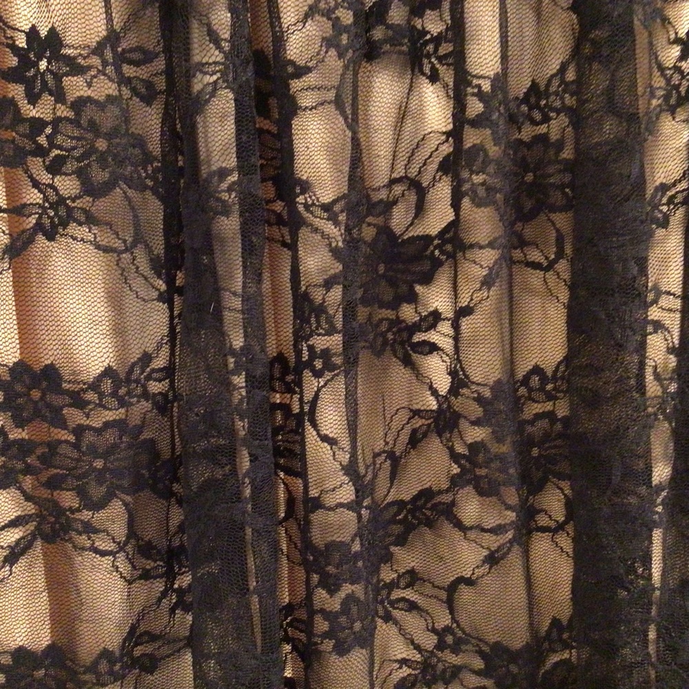 AUW./.STRAPLESS.BLACK.LACE.DRESS - Picture 6 of 9